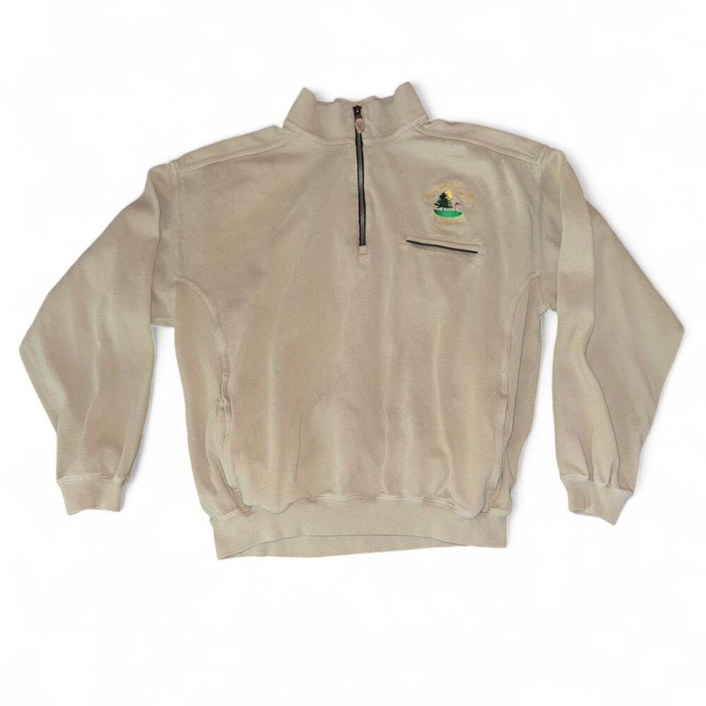 Vintage Whispering Pines G.C. N.A.F. Atsugi Japan Embroidered Logo Tan Jacket - Picture 1 of 8
